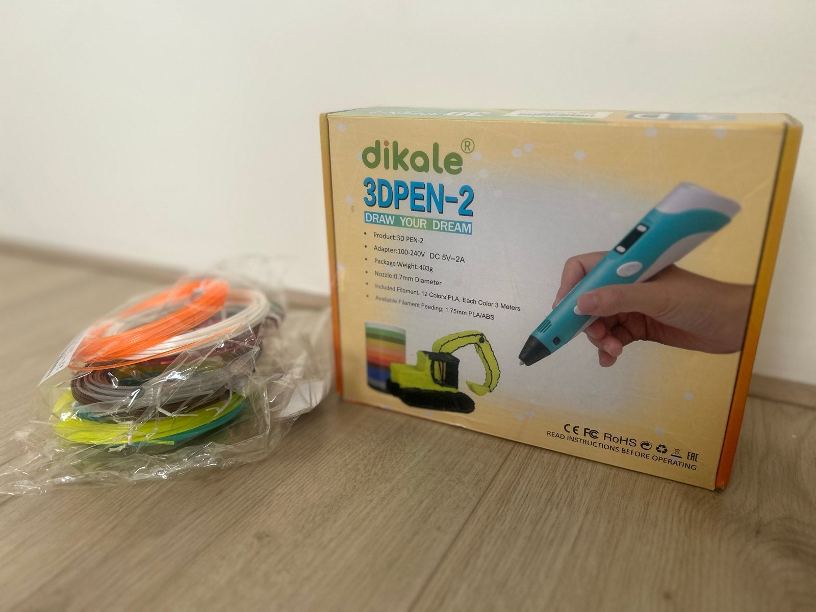 3DPEN-2 in doos, Computers en Software, Ophalen of Verzenden, Zo goed als nieuw, Filament