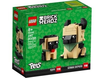 40440 / 40479 / 40481 Brickheadz hond dalmatier / parkiet, BrickHeadz, Nieuw, Ophalen of Verzenden, Inclusief instructies