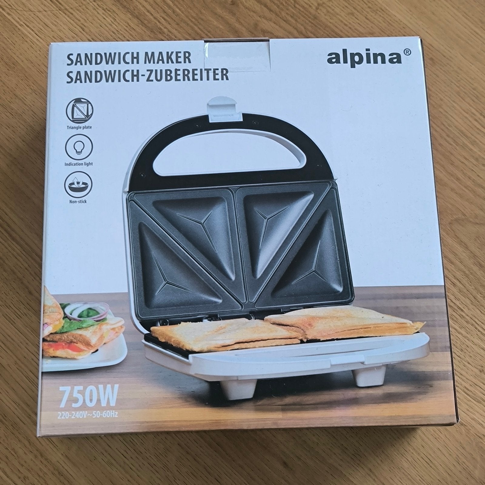 Alpina tosti apparaat, Ophalen of Verzenden, Nieuw