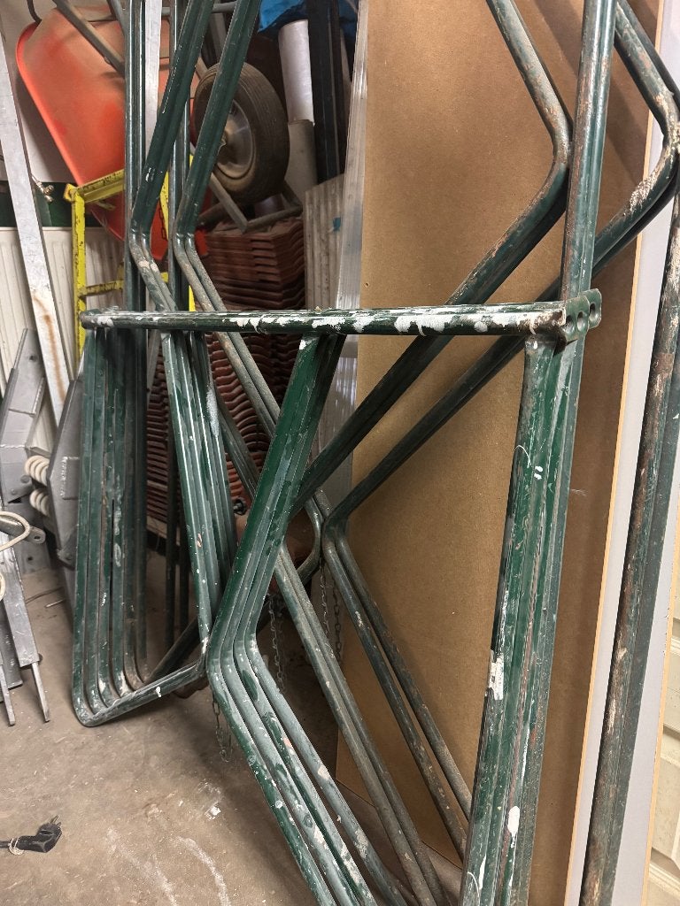 Schragen / bokken 90x110 + 160x110, Ophalen, Gebruikt
