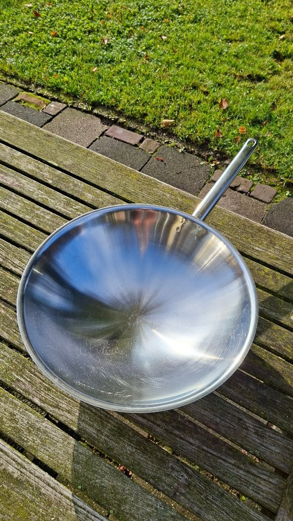 Wokpan Demeyere, Demeyere, Gebruikt, Ophalen of Verzenden, Rvs