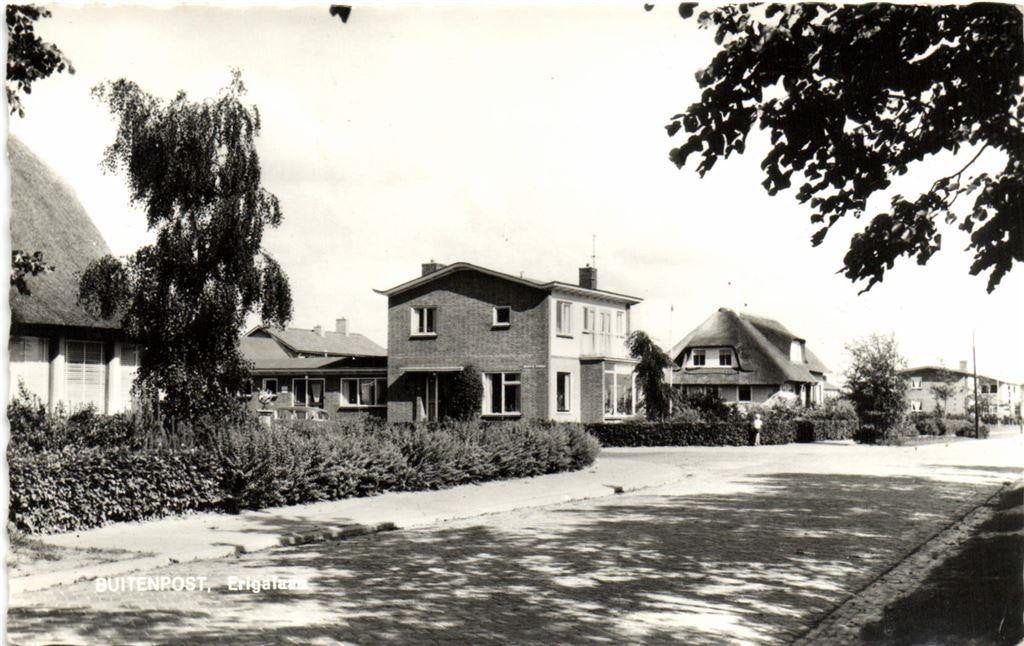 Buitenpost, Erigalaan - ongelopen, Ophalen of Verzenden, 1960 tot 1980, Ongelopen, Friesland