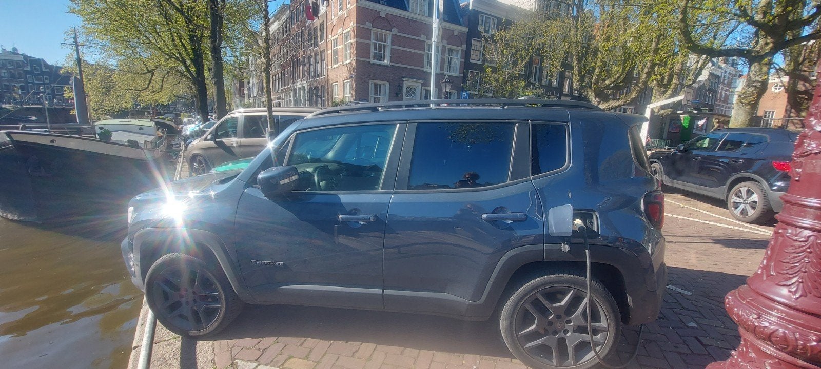 Jeep Renegade 4xe S 2020 Blauw, Automaat, 4 cilinders, Plug-in hybride, 75 €/maand