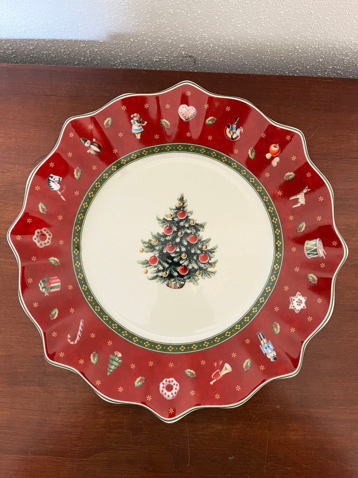 Kerst! 3 mooie kerstborden van Villeroy en Boch, Ophalen, Zo goed als nieuw, Bord(en), Overige stijlen