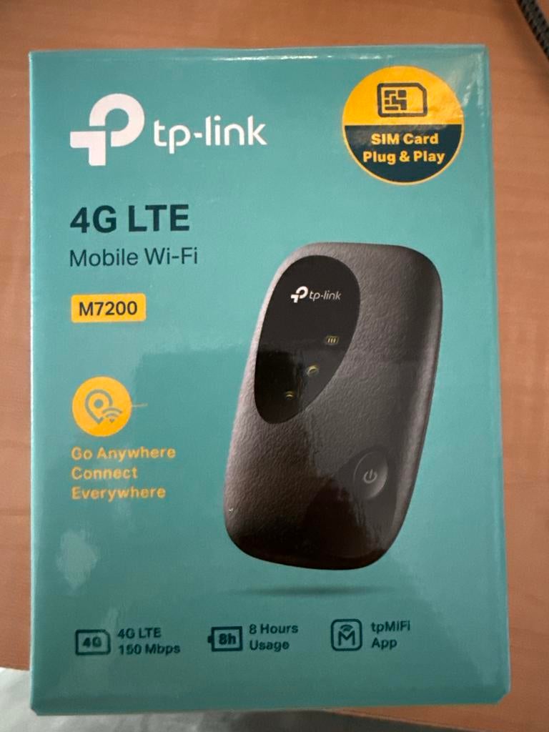 TP-Link M7200 4G LTE Mobiele Wi-Fi Router (Mifi), Ophalen of Verzenden, Nieuw