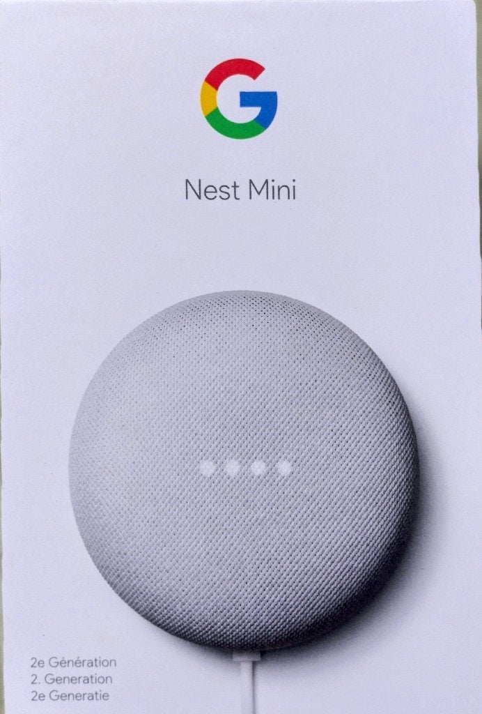 Google Nest Mini 2e Generatie - Slimme Speaker