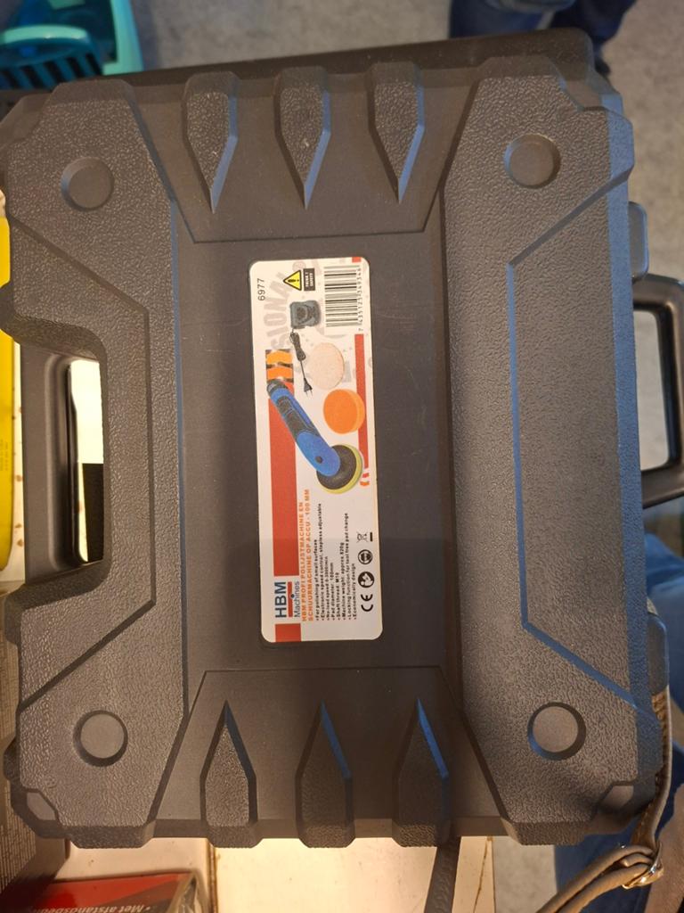 HBM Profi Polijstmachine op accu - 100 mm, Ophalen of Verzenden, Zo goed als nieuw