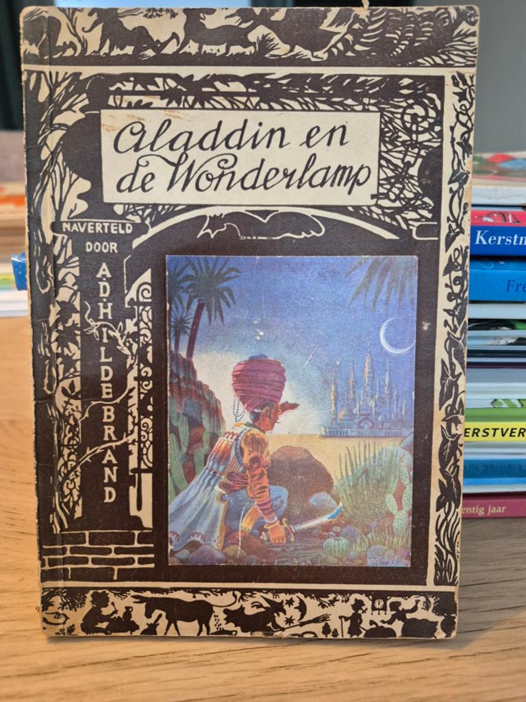 Aladdin en de Wonderlamp - Sprookjesboek (1950), Boeken, Ophalen of Verzenden, Gelezen, A.D. Hildebrand, Sprookjes
