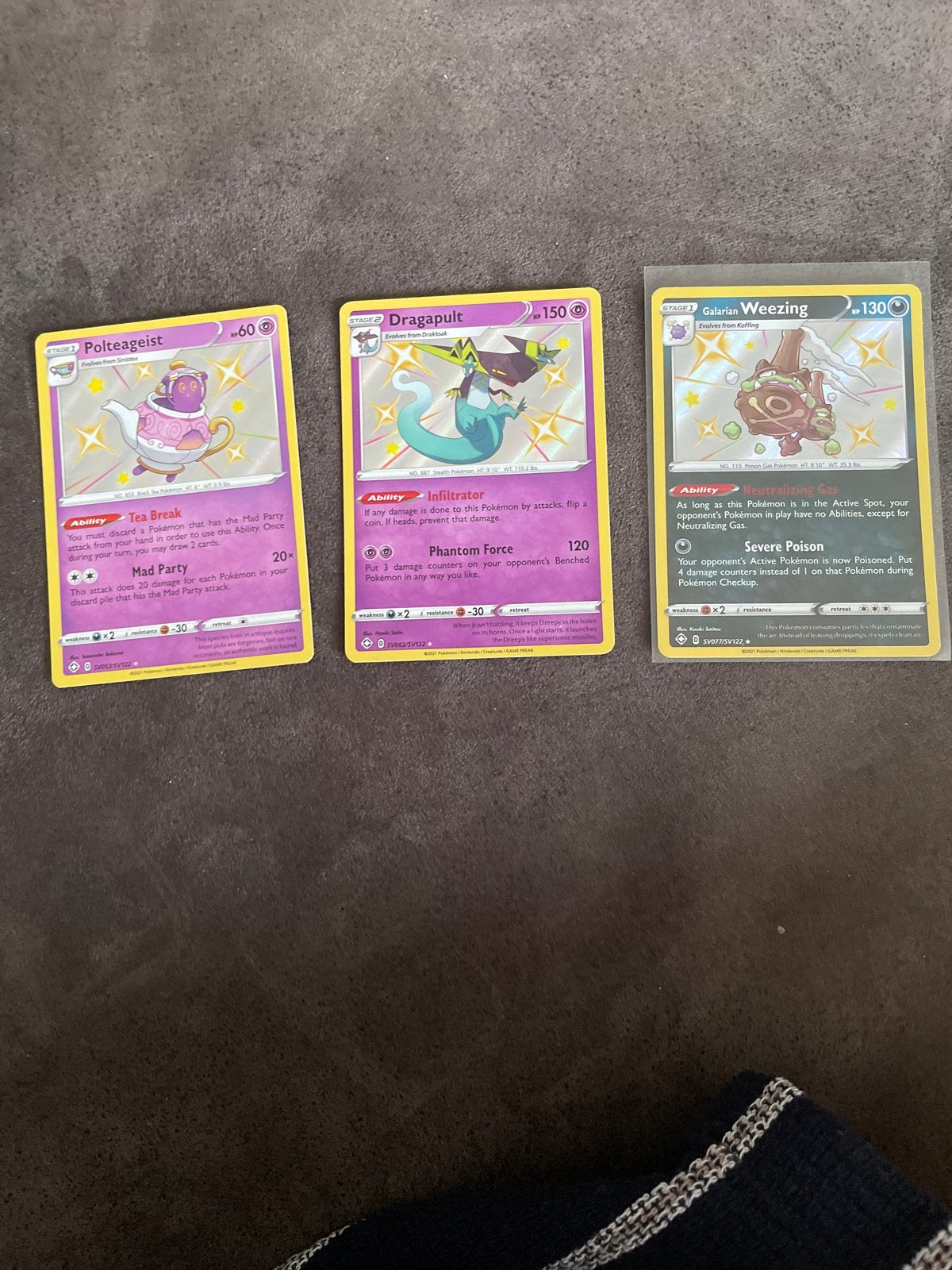 Pokémon Shiny Kaarten: 3 euro per stuk, Ophalen of Verzenden, Zo goed als nieuw, Meerdere kaarten, Foil