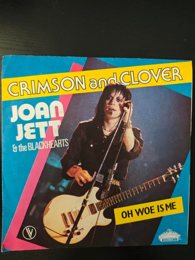 Joan Jett. Crimson and clover, Ophalen of Verzenden, Zo goed als nieuw, 12 inch