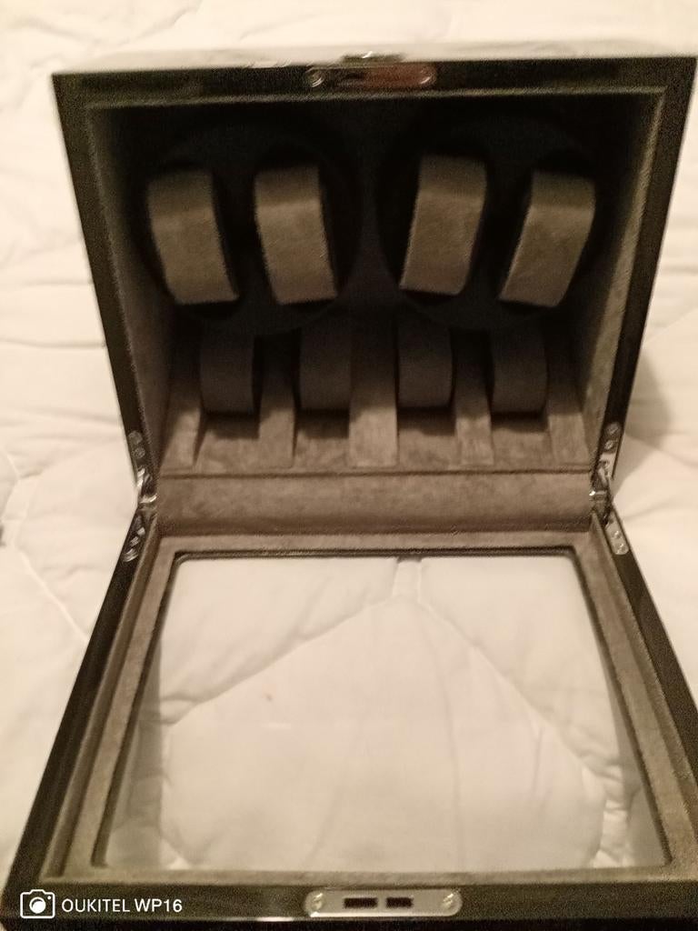 Roogs Watchwinder voor 4 horloges + 4 extra opbergvakken, Ophalen, Zo goed als nieuw