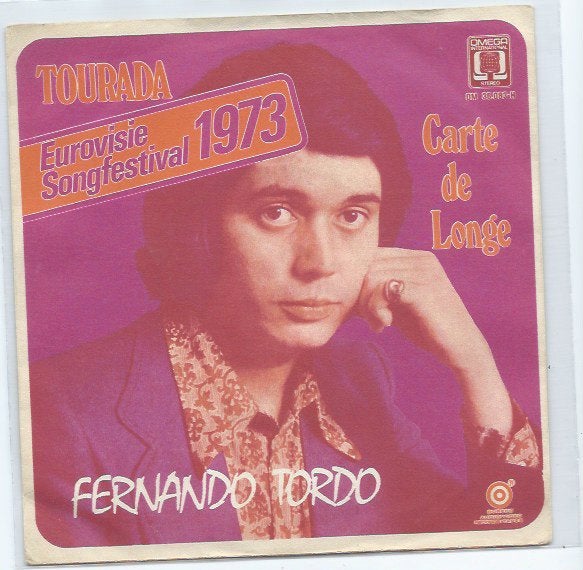 Eur.Songfestival 1973- Fernando Tordo- Tourada, 7 inch, Ophalen of Verzenden, Zo goed als nieuw, Pop
