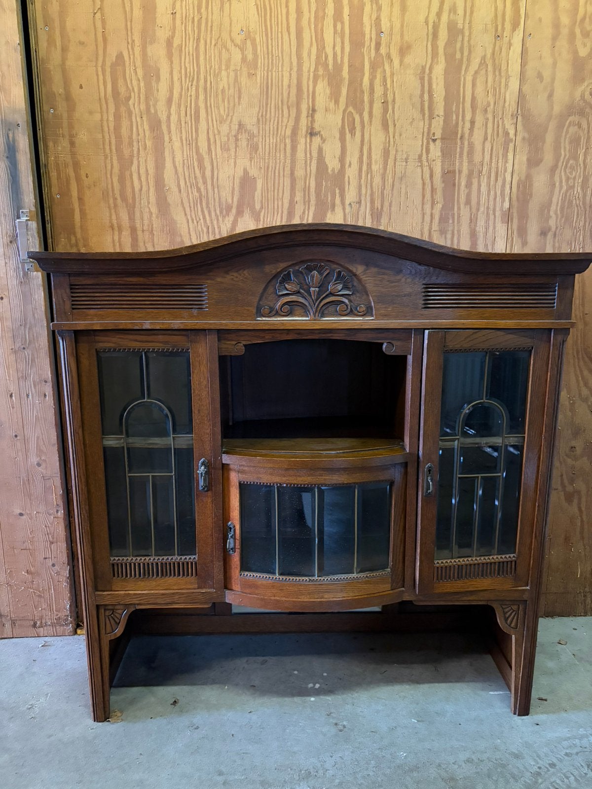 bovenstuk buffetkast halkast hangkast vintage antiek, Ophalen