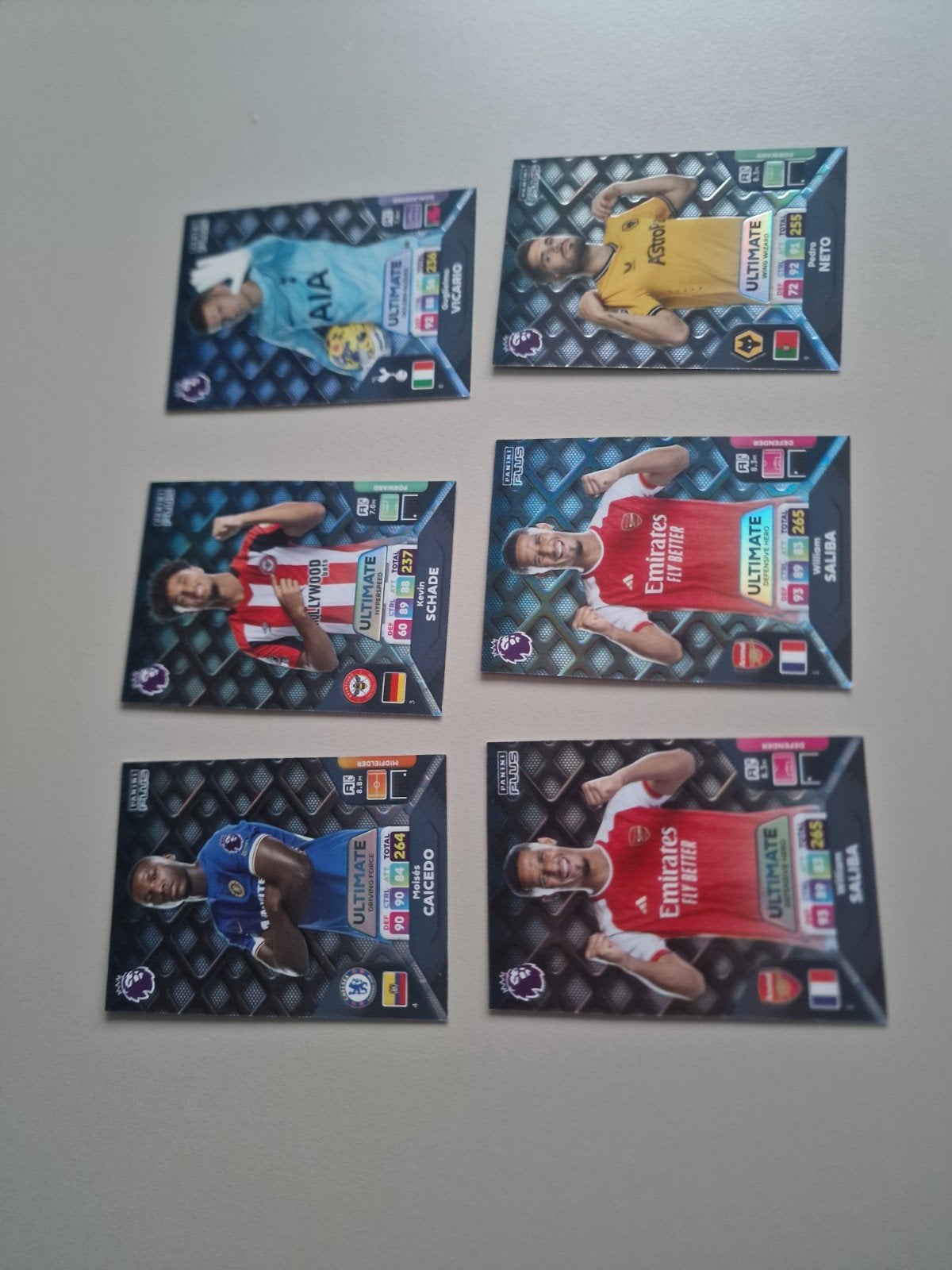Panini Premier League Adrenalyn XL 2024 Voetbalkaarten, Ophalen, Zo goed als nieuw, Buitenlandse clubs, Spelerskaart