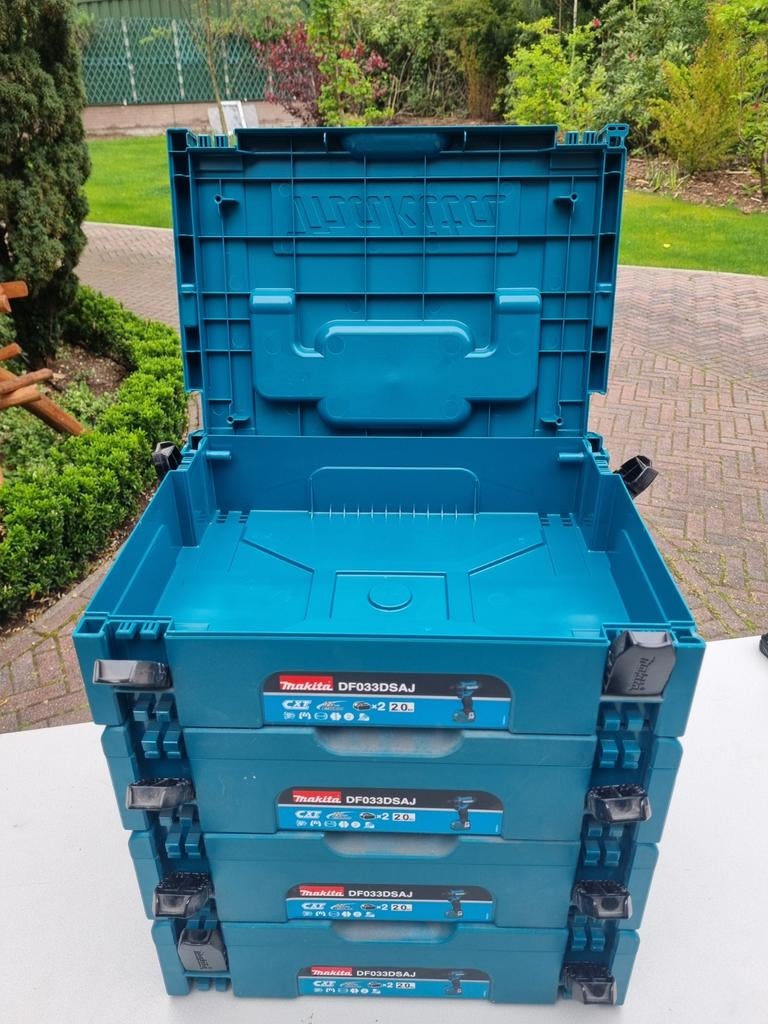 3 x Lege Makita Mbox1 koffer - Stapelbaar, Ophalen of Verzenden, Gebruikt