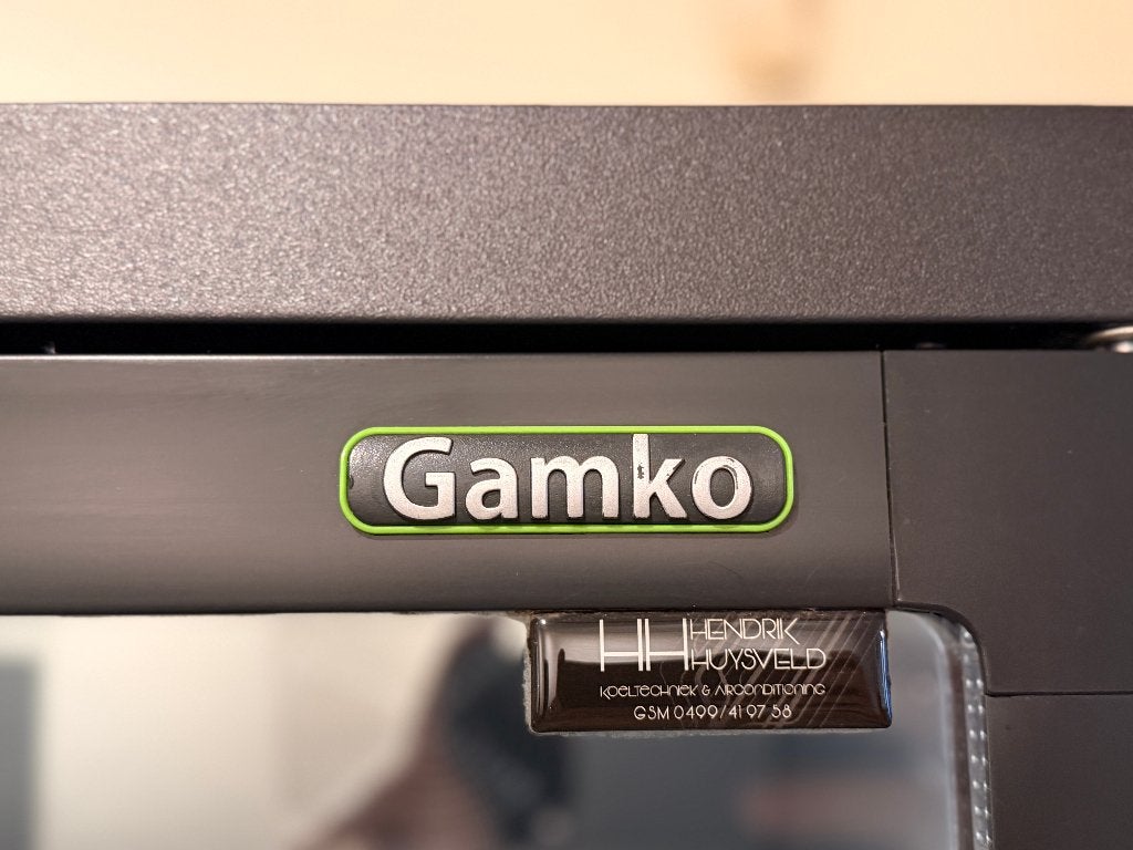 2 Gamko koelkasten voor horeca, Ophalen, Zwart, 50 tot 100 cm, Zo goed als nieuw