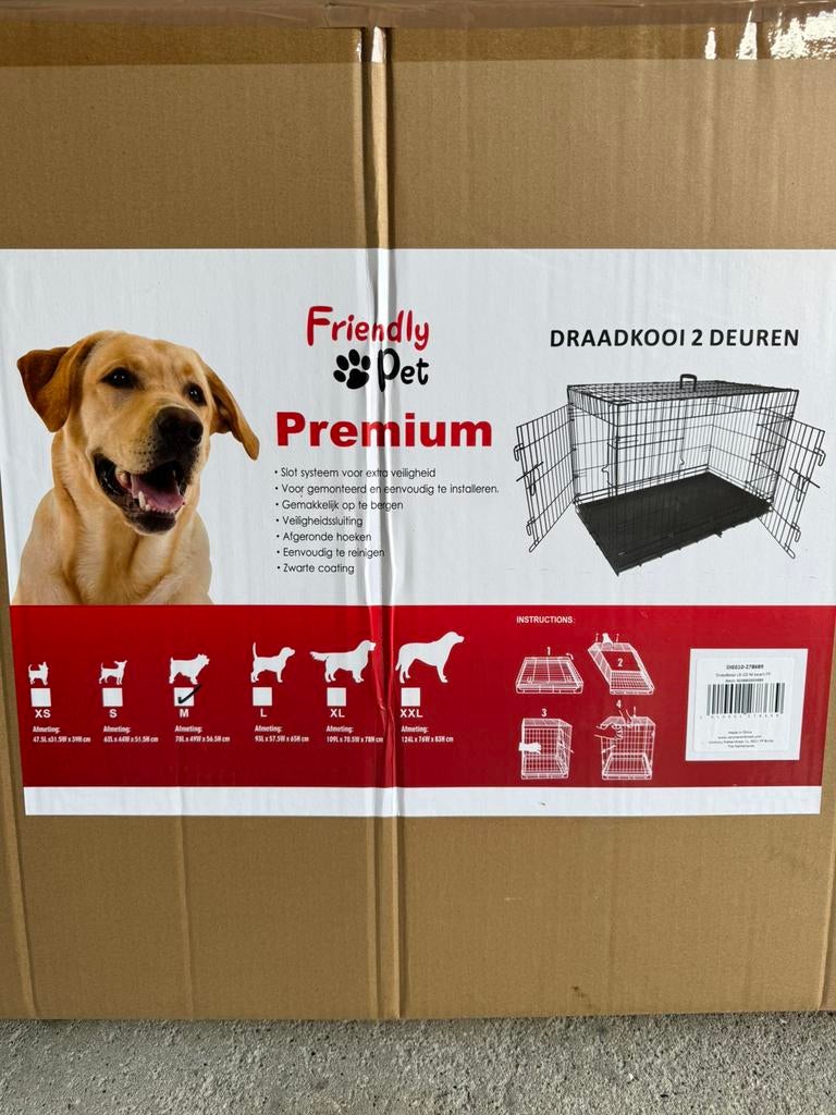 Puppybench, Dieren en Toebehoren, Hondenbenches, Ophalen, Nieuw