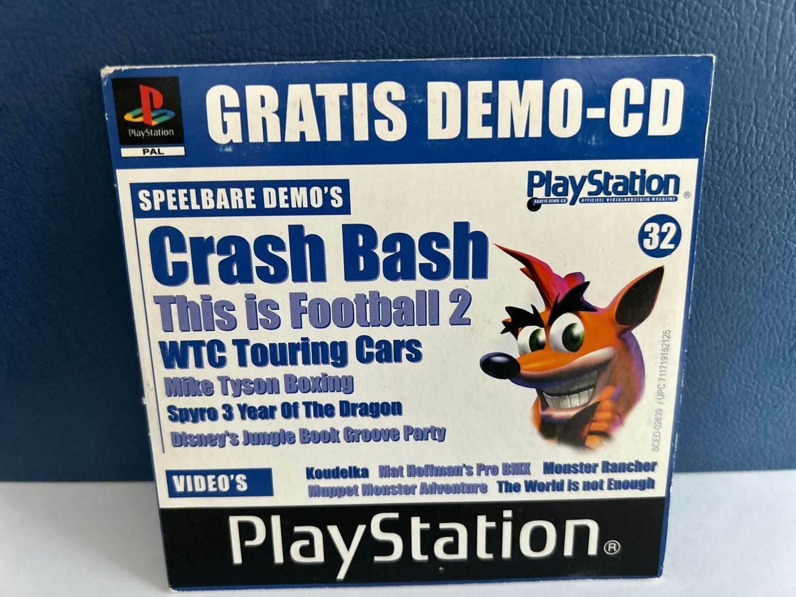DEMO-CD / o.a. Crash Bash / Playstation 1 / PS1, Spelcomputers en Games, Games | Sony PlayStation 1, Avontuur en Actie, 1 speler