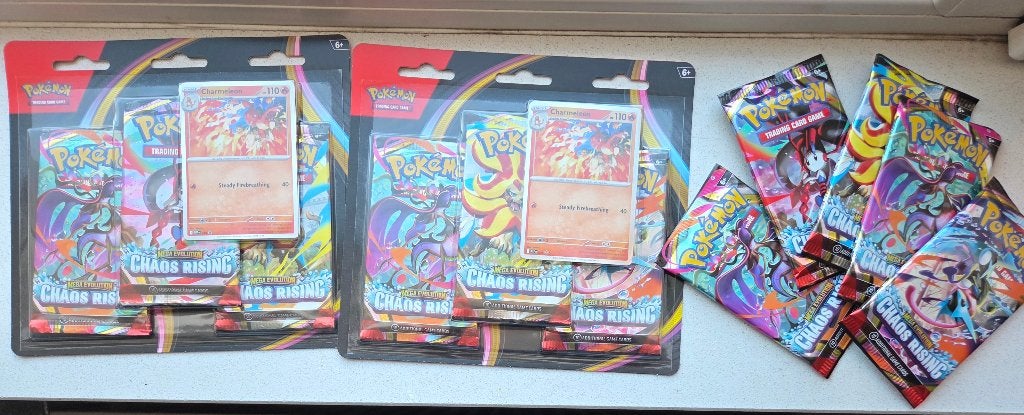 Chaos Rising 2x 3pack blisters en losse packs, Ophalen of Verzenden, Nieuw