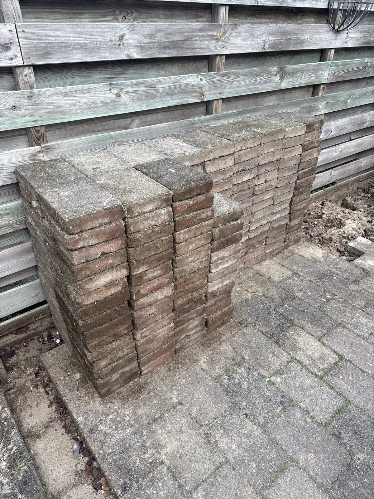 Tuintegels 30x20x6 cm - ca. 25-30 m², Ophalen, Gebruikt, 10 m² of meer, Beton