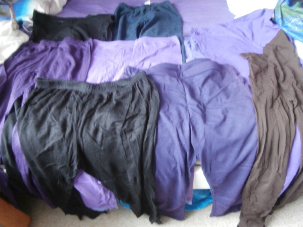 legging, Legging, Actual Basic, Maat 36/38 (S), Paars