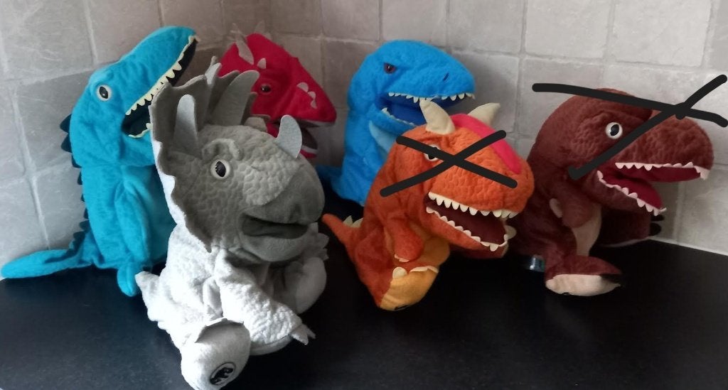 Handpop jurrasic world, Verzenden, Zo goed als nieuw, Overige typen