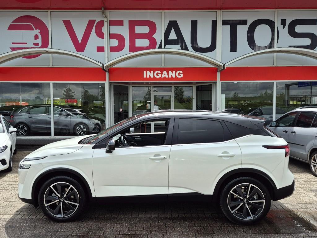 Nissan QASHQAI 1.3 MHEV AUT. 158PK TEKNA PANO-DAK NAVI 360-C, Automaat, Gebruikt, Huisgarantie, Met garantie (alle)