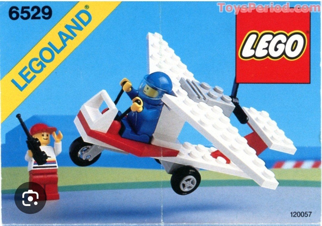 LEGO Legoland 6529: Kleine Propeller Vliegtuig, Ophalen of Verzenden