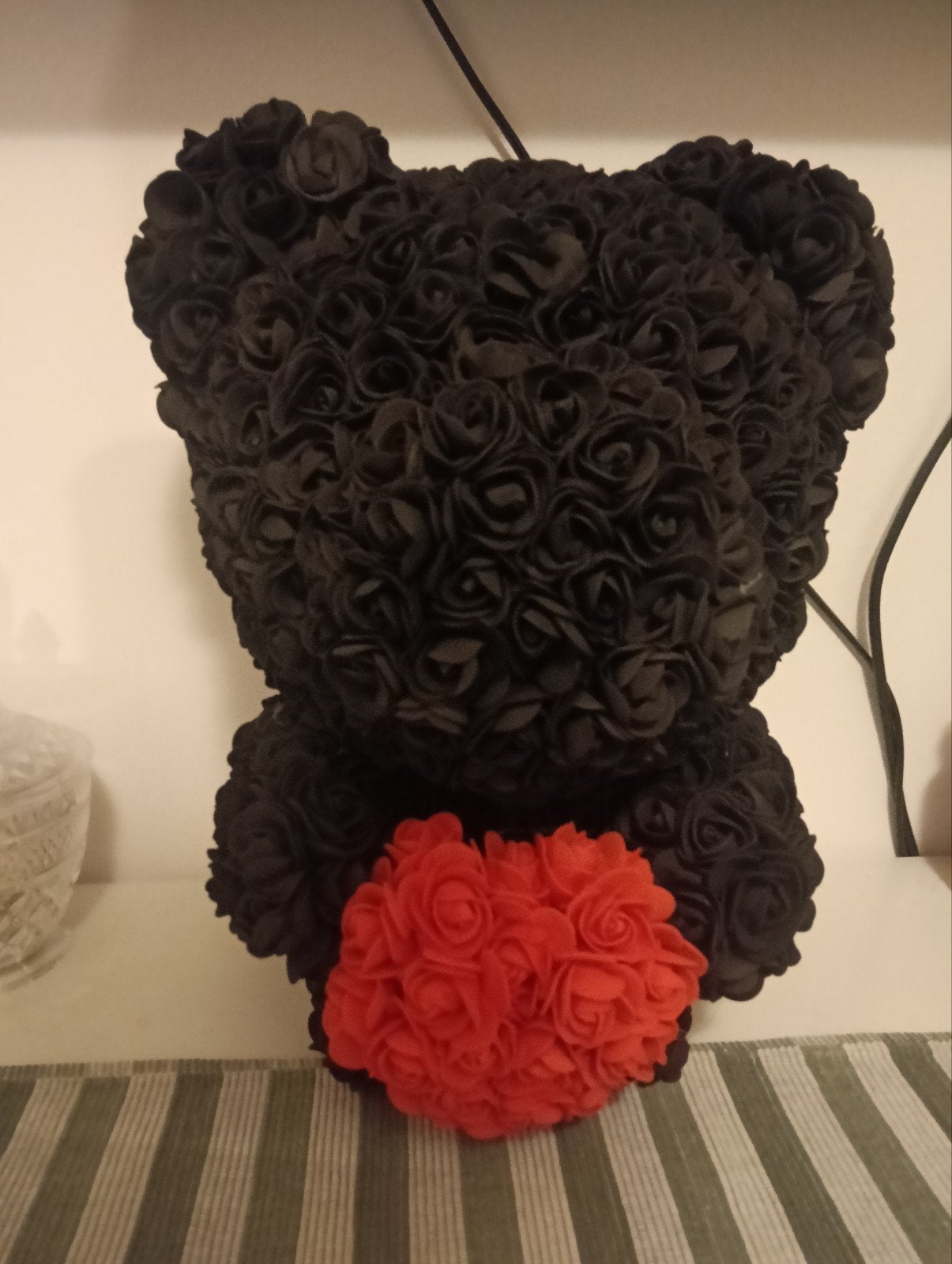 Rozenbeer - Cadeau voor Valentijn, Moederdag, Verjaardag, Ophalen of Verzenden, Nieuw, Meerkleurig, Textiel
