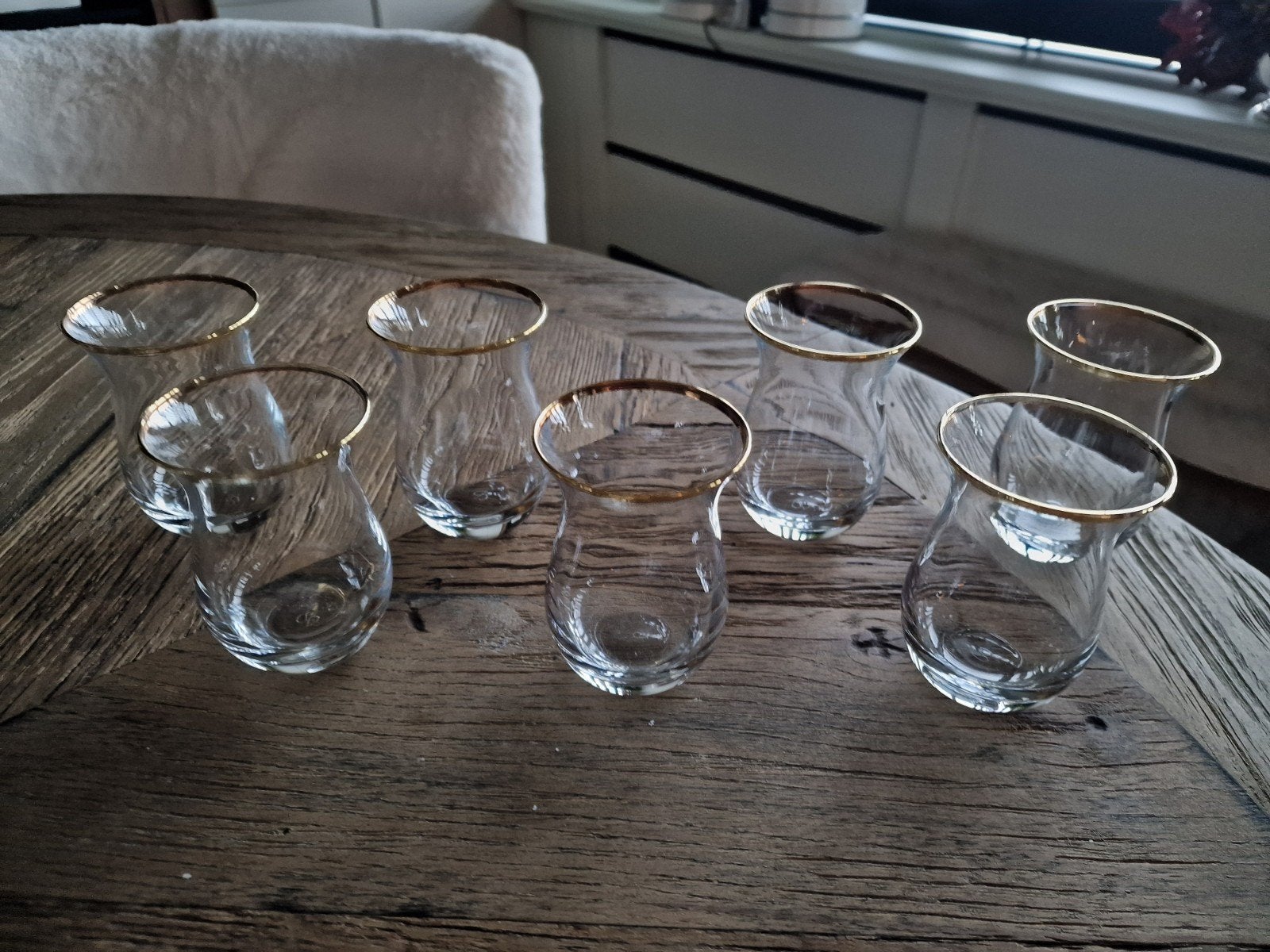 turks of marokaans thee glas  goud verguld nog als nieuw, Ophalen of Verzenden, Nieuw, Overige typen