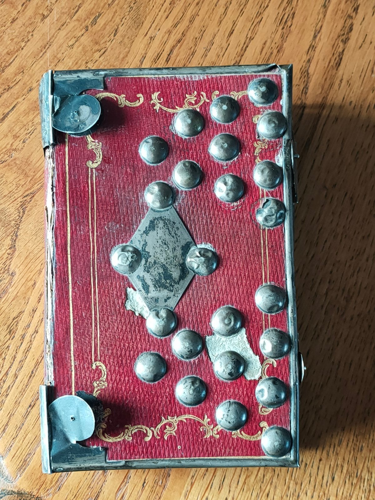 Antiek Zilveren Kerkboek "Het Hemelsch Palmhof" (1841), Ophalen of Verzenden