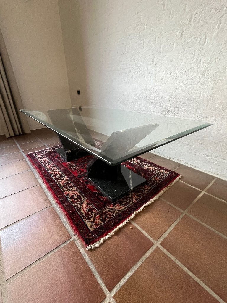 Cattelan Italia Salontafel Kristalglas, Ophalen, 100 tot 150 cm, Postmodern, 50 tot 100 cm