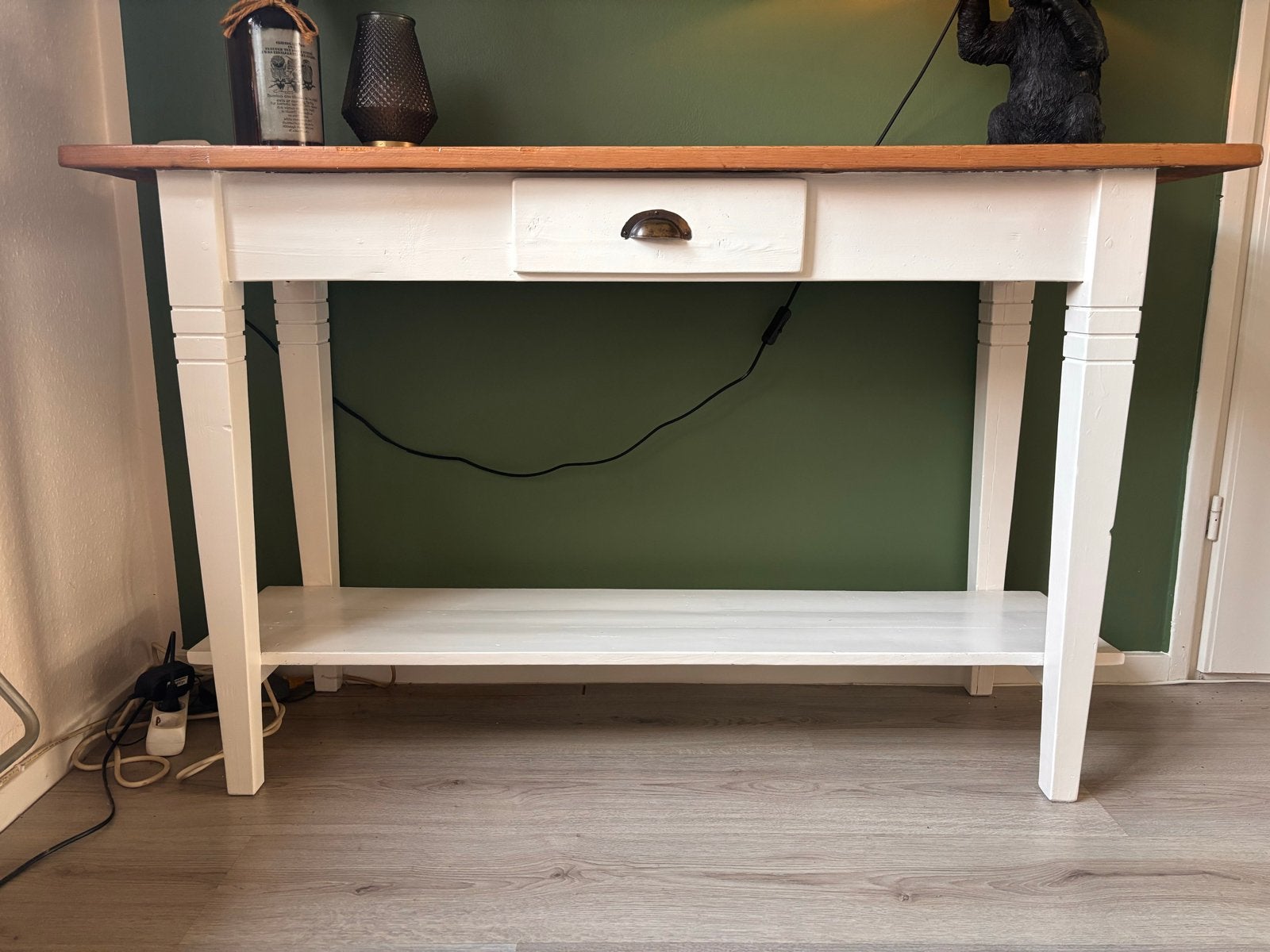 Mooie sidetable met lade, Ophalen, Gebruikt, 100 tot 150 cm, Overige houtsoorten
