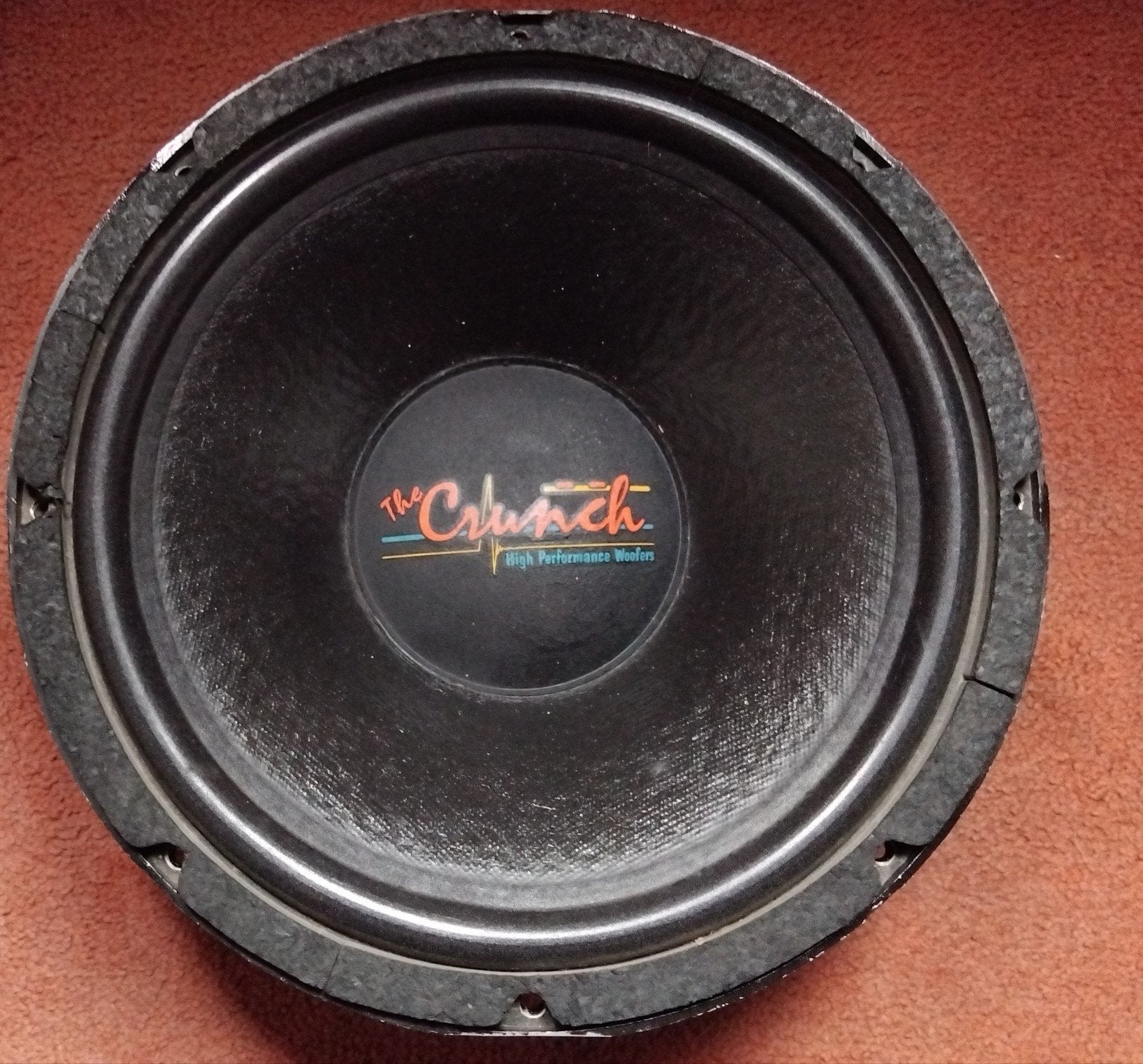 Crunch High-Performance Woofer - Old School Car Audio, Auto diversen, Autospeakers, Gebruikt, Ophalen