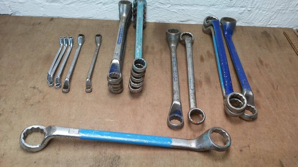Walter ringsleutels 6x7 tm 36x41, Auto diversen, Verzenden, Gebruikt