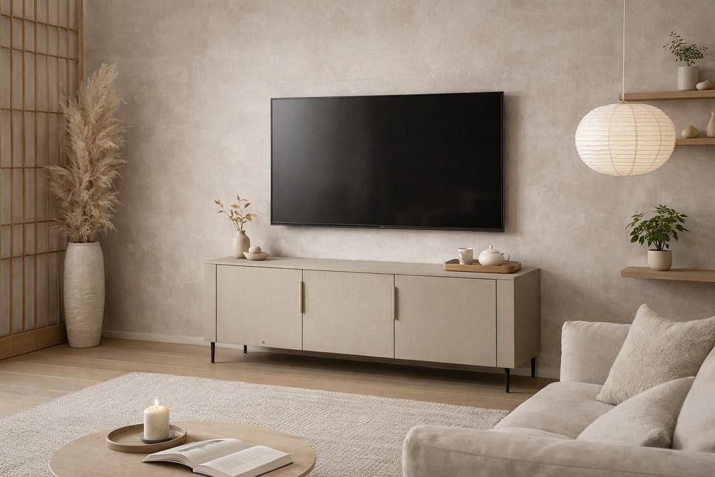 WOOOD Gunnar TV-meubel 154 cm – Showroommodel, Ophalen, Industrieweg 25, Rj, Nieuw