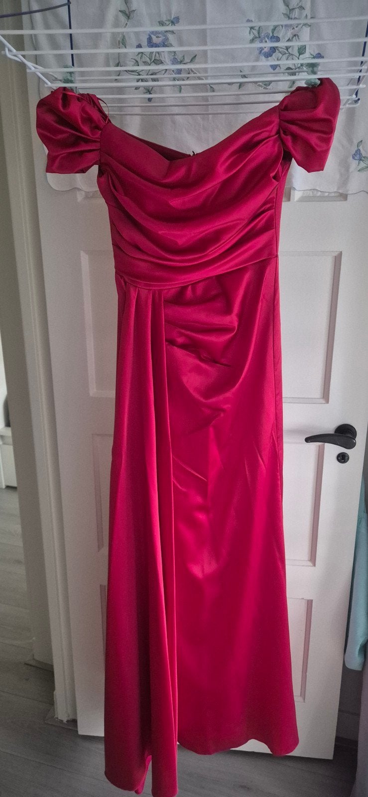 jurk feest bruiloft, Kleding | Dames, Ophalen, Zo goed als nieuw, Maat 36 (S), Rood