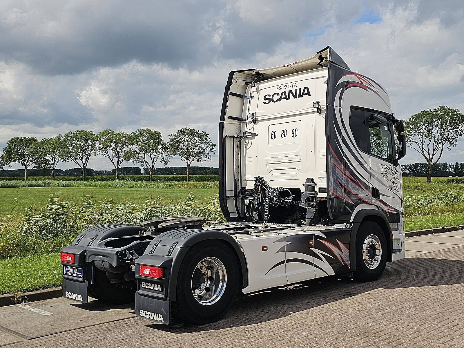 SCANIA R450 full air retarder, Automaat, Euro 6, Scania, Wit