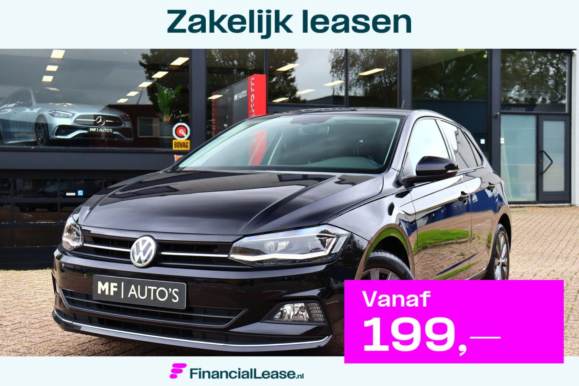 Volkswagen POLO 1.0 TSI Highline 116PK DSG|Led|Virtual|Camer, Gebruikt, Euro 6, 116 pk, Zwart
