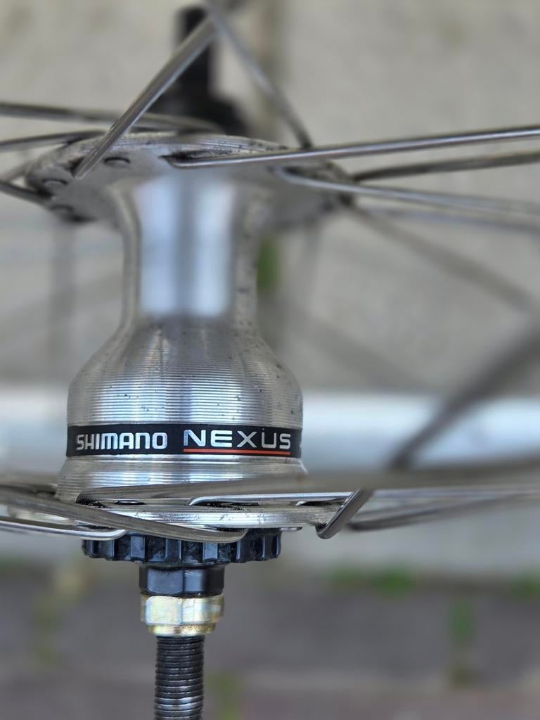 Fietswiel met Shimano Nexus naaf - kleine slag, Fietsen en Brommers, Fietsonderdelen, Gebruikt, Toerfiets, Aluminium, Shimano