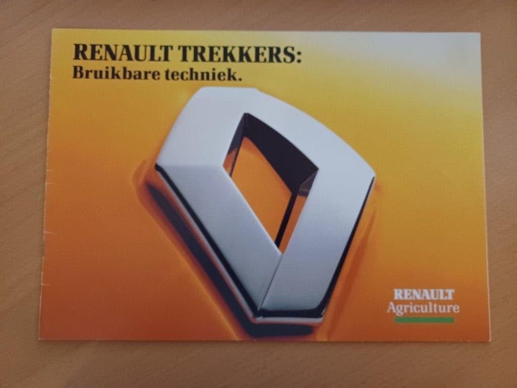Folder Renault trekkers bruikbare techniek, Boeken, Ophalen of Verzenden, Gelezen, Tractor en Landbouw