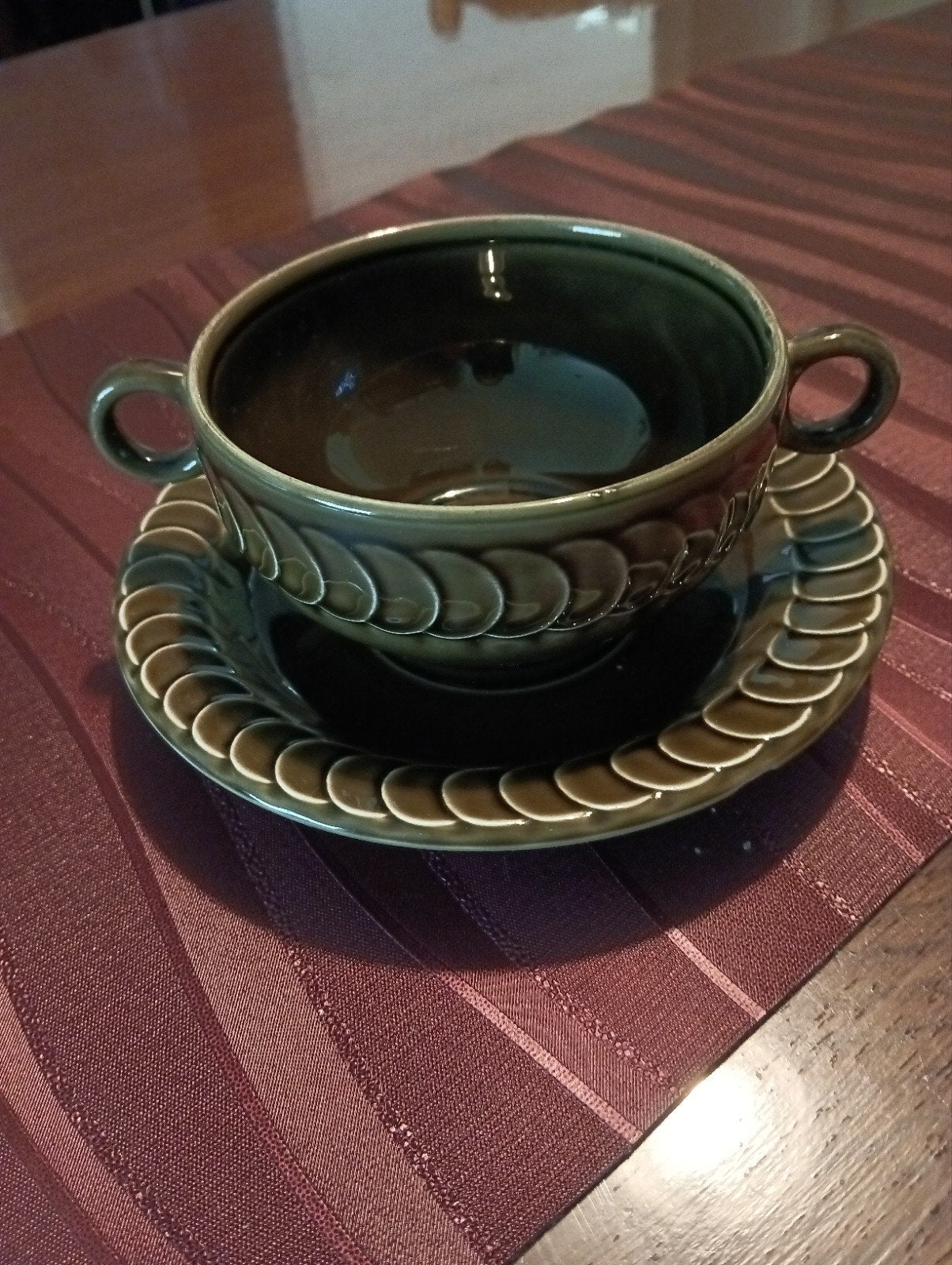 Vintage Pagnossin Treviso soepkom met schotel, onbeschadigd, Ophalen of Verzenden