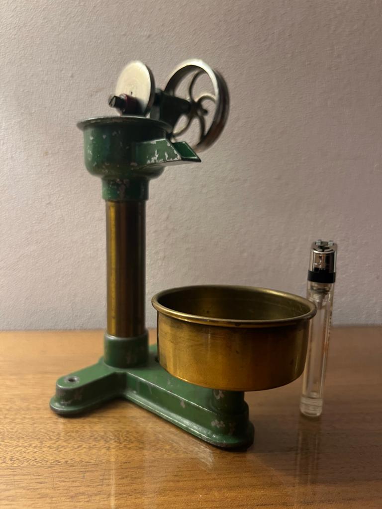 Vintage waterpomp  stoommachine aandrijfmodel, Ophalen of Verzenden