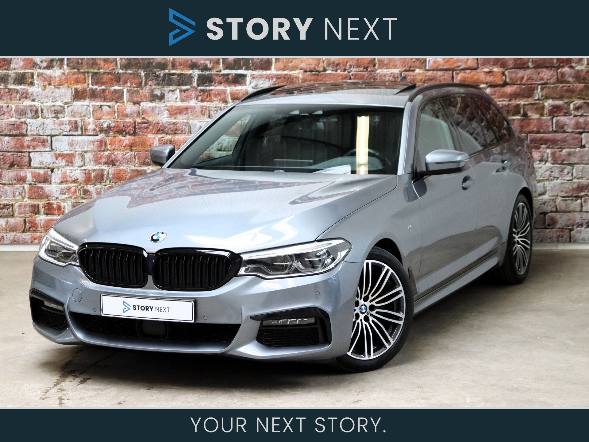 BMW 5 Serie Touring 520i High Executive M Sport Pakket Autom, Automaat, Achterwielaandrijving, 4 cilinders, 2000 kg