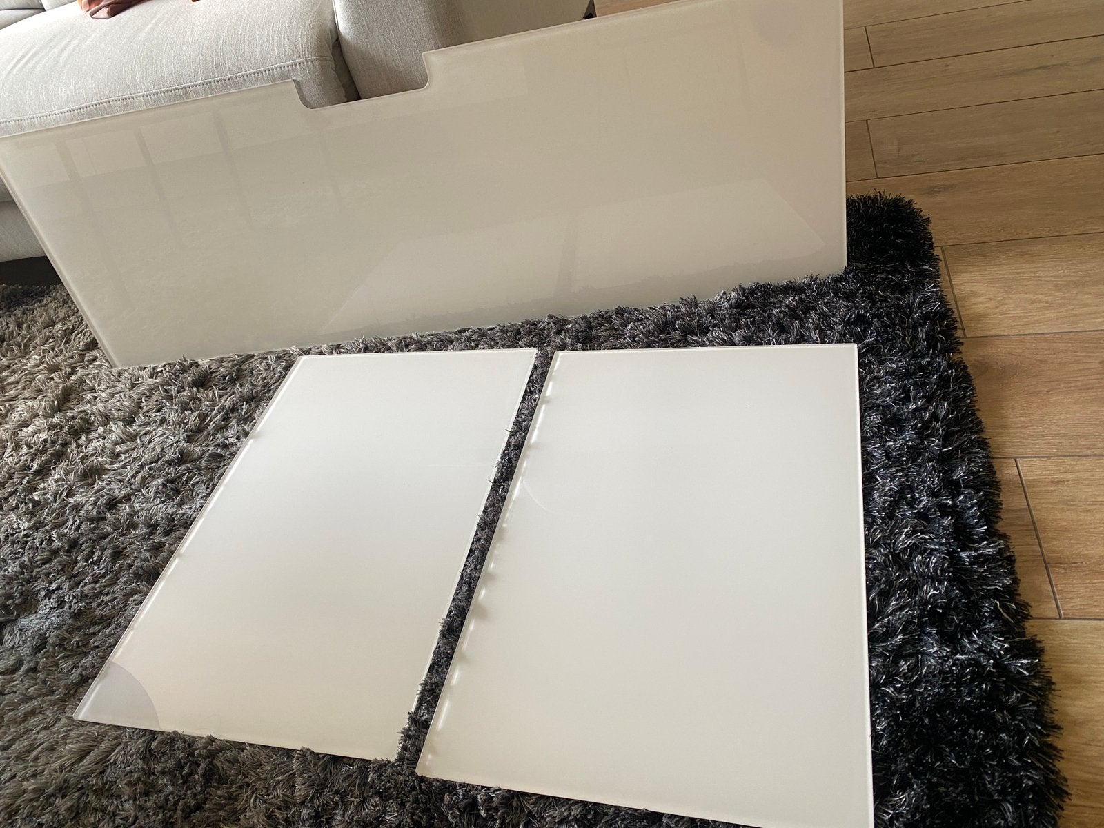 Ikea besta tv meubel glasplaat 240 cm, Ophalen, Zo goed als nieuw