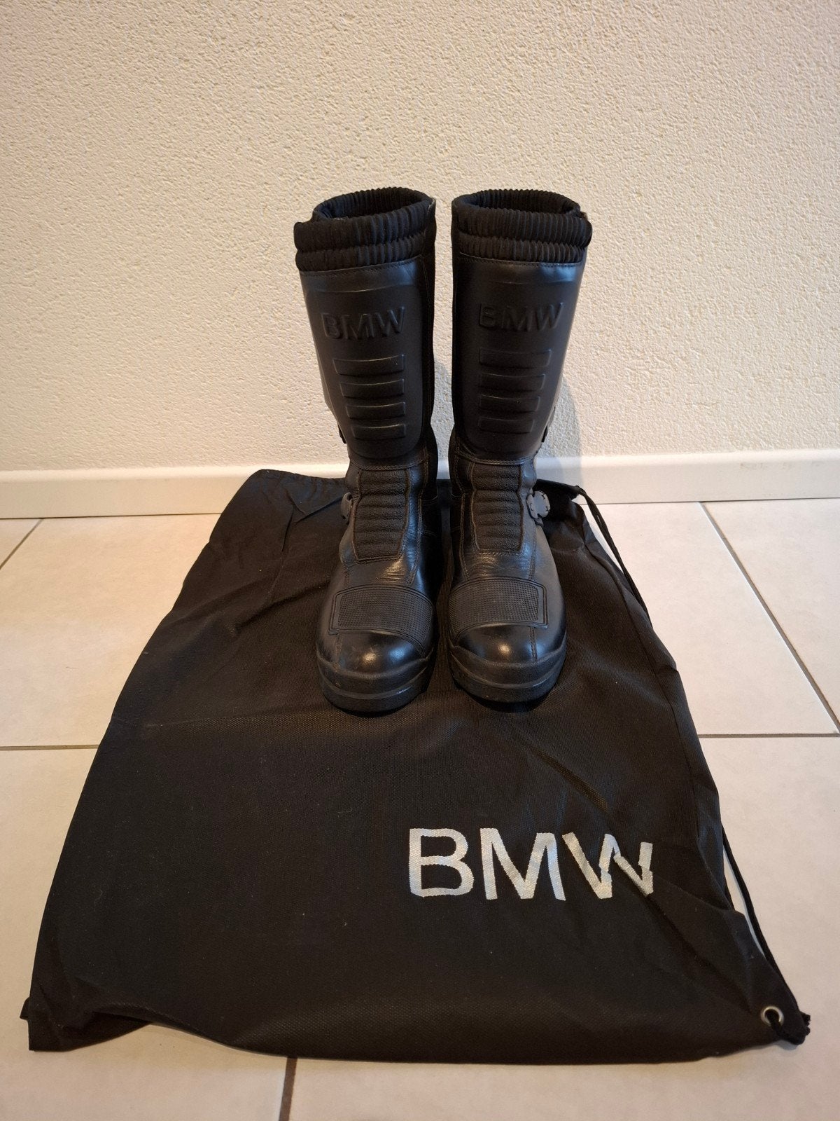 Motorlaarzen maat 42 i.zg.st. comfortabel, zwart leer., Ophalen, Dames, BMW, Laarzen