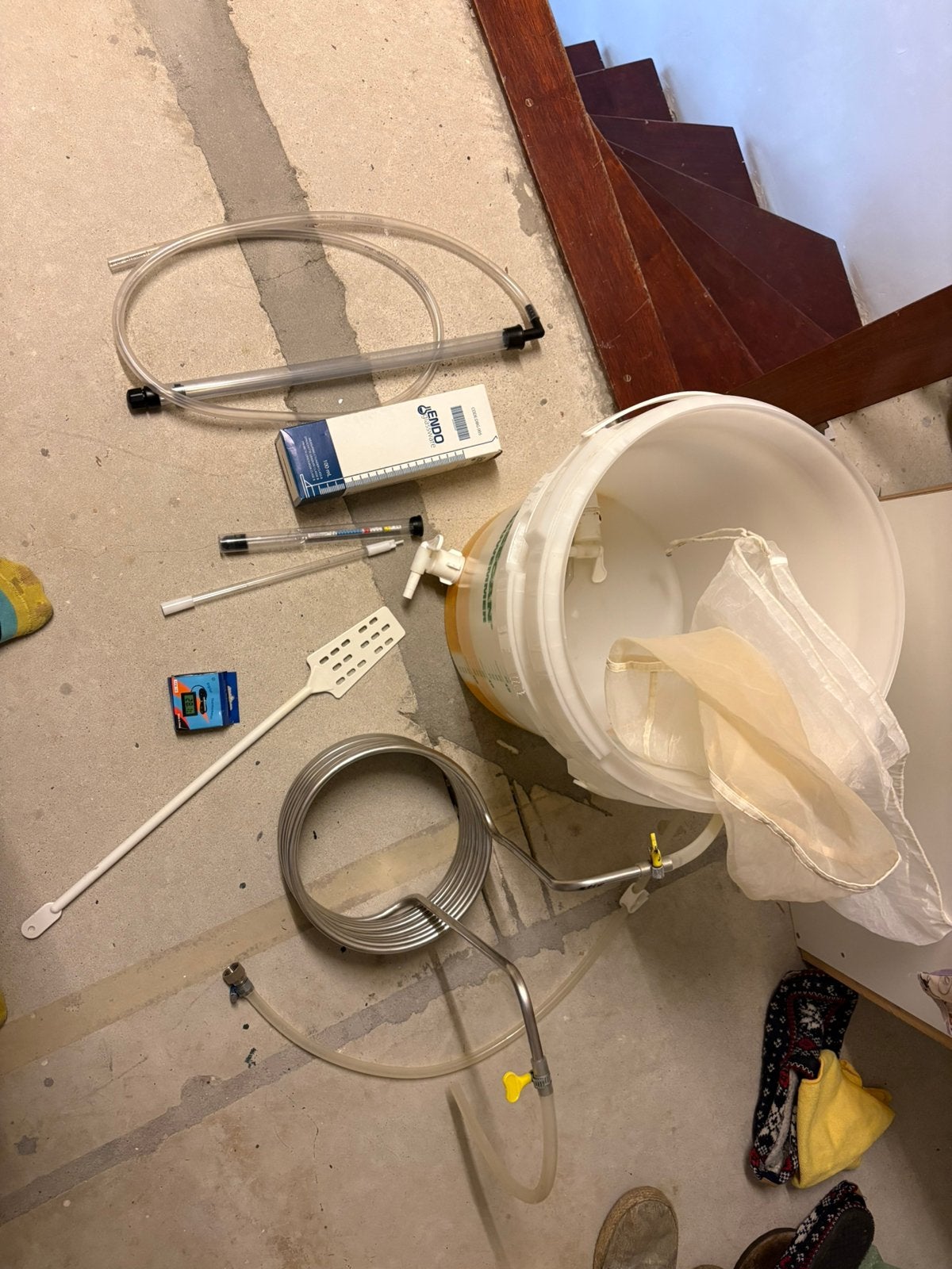 Bierbrouw materiaal, Ophalen, Zo goed als nieuw