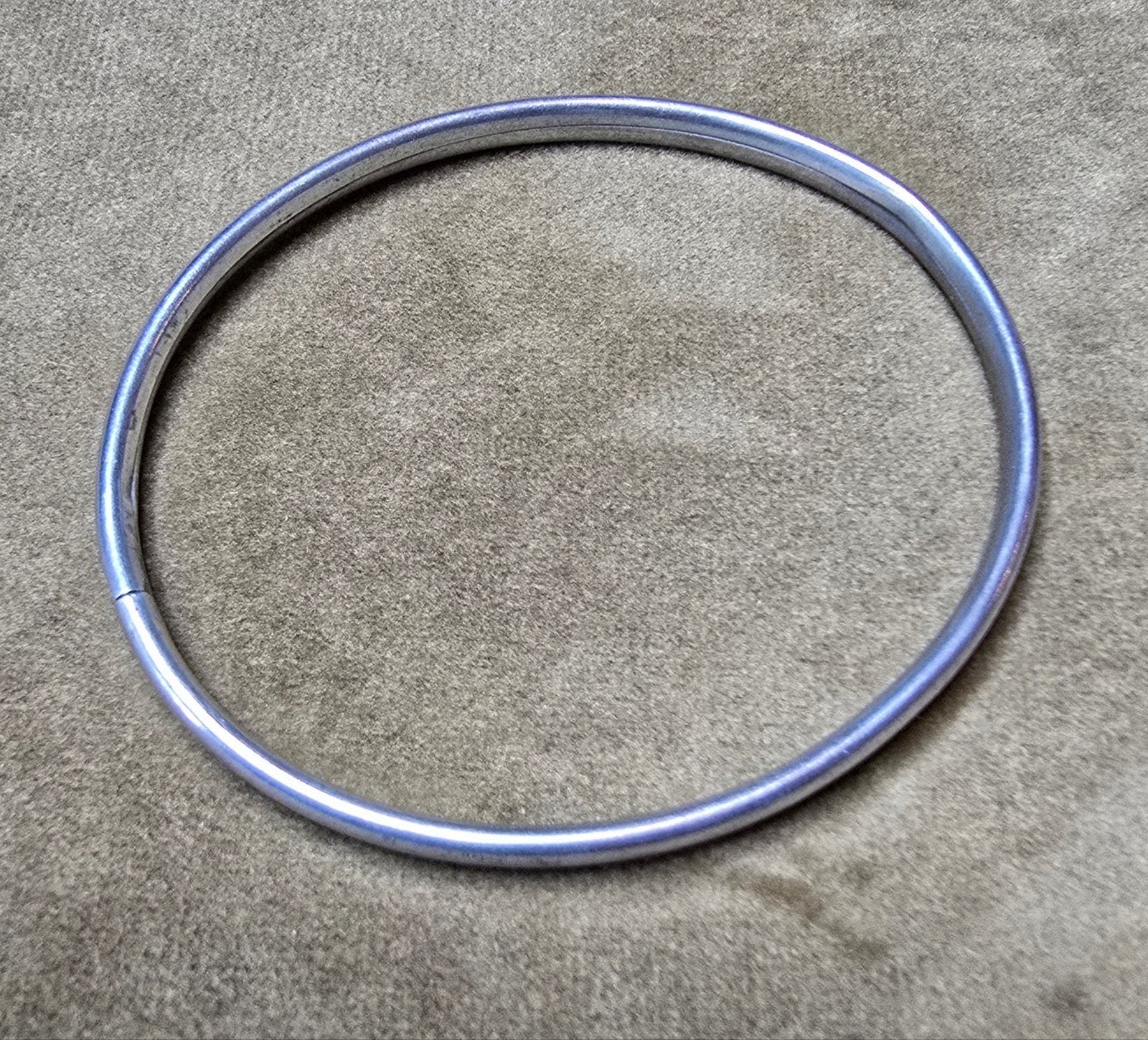 Vintage smalle zilveren slavenarmband, Ophalen of Verzenden, Zilver, Navelpiercing