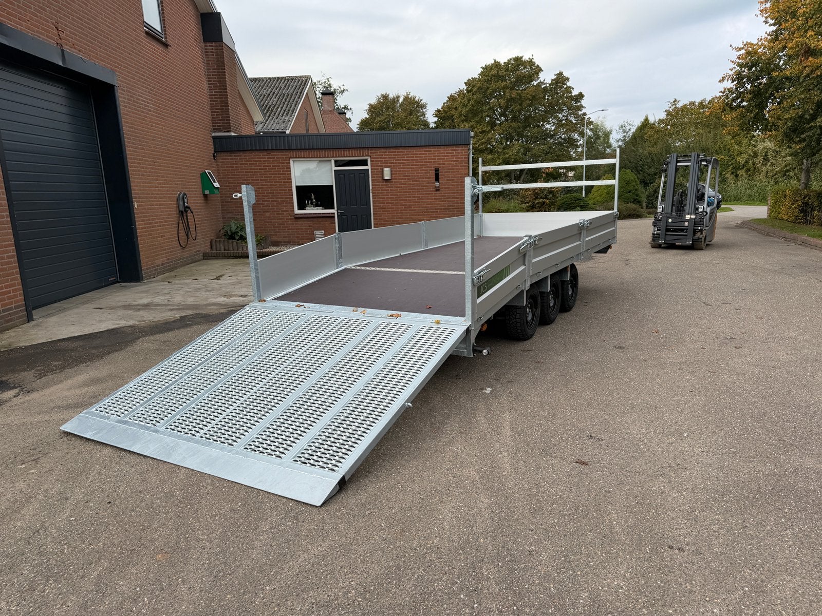 Machinetransporter / beaver trailer 500x200 3500kg., Ophalen, Nieuw