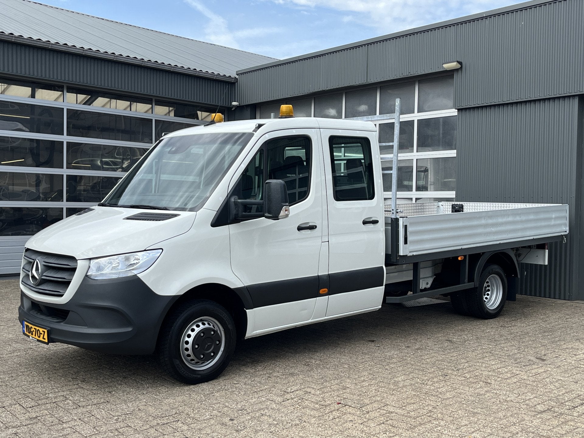 Mercedes-Benz Sprinter 514 CDI DC open laadbak Trekhaak 3500, Automaat, Achterwielaandrijving, Gebruikt, Wit